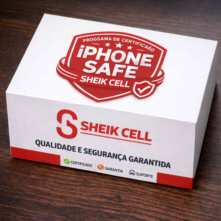 Caixa do programa de certificação Sheik Cell
