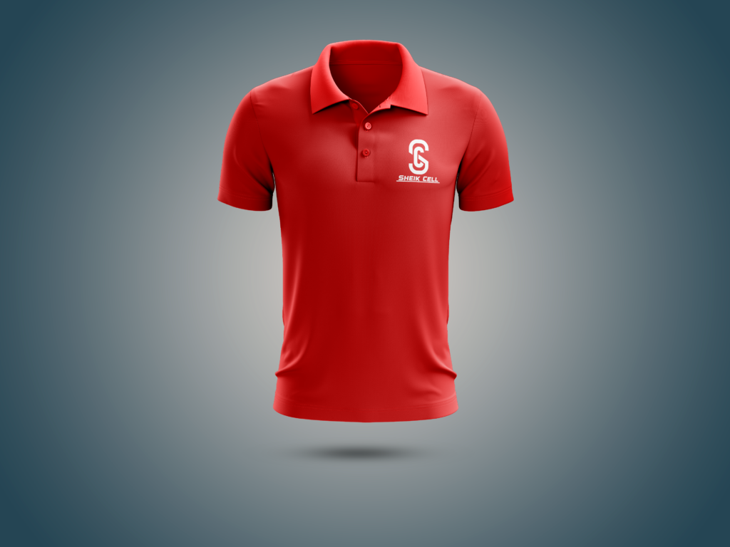 Uniforme polo vermelha Sheik Cell